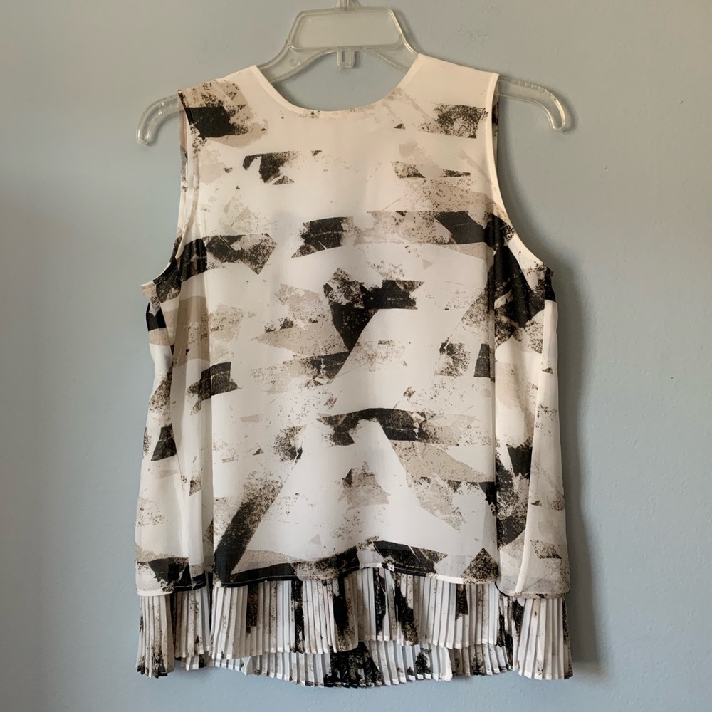 Calvin Klein Pattern Tank Blouse
